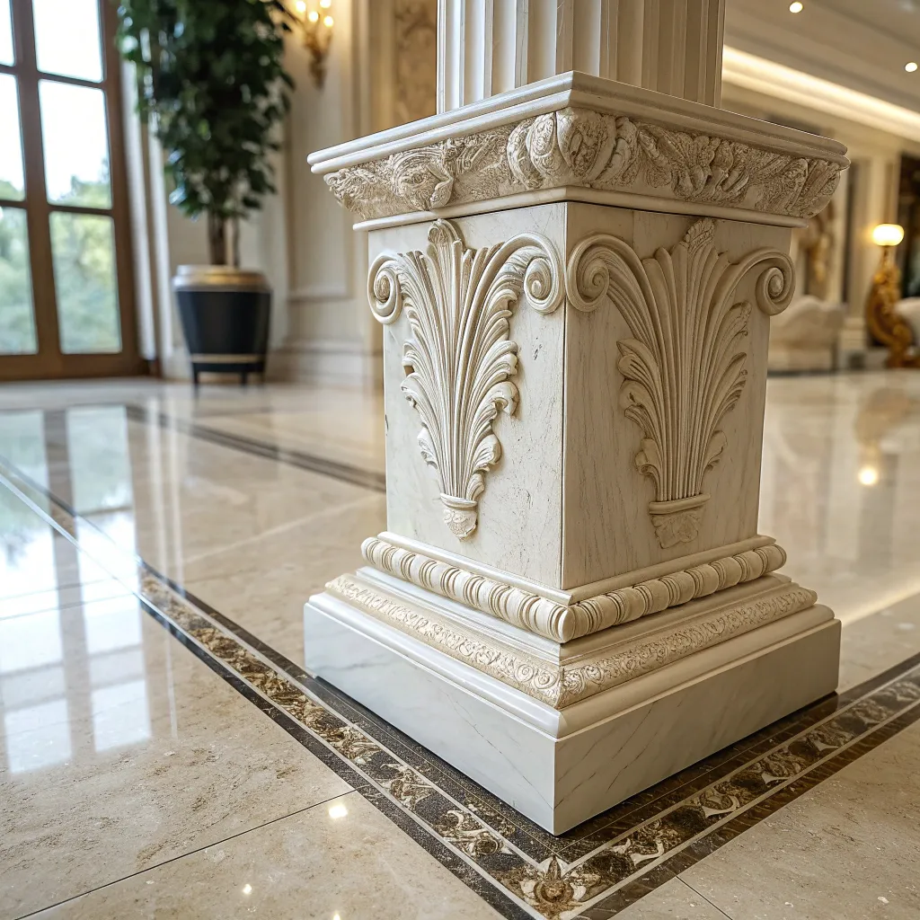 Decorative element for footer